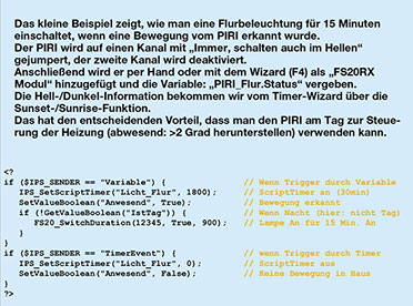 Bild 3: Schon spezieller – Script in PHP