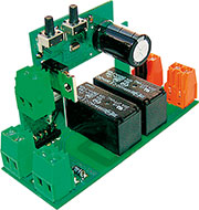 Bild 2: Die komplett montierte Baugruppe des HS485 S. Beim HS485 RS werden hier nur ein Taster und eine LED eingesetzt. Bild 2: Die komplett montierte Baugruppe des HS485 S. Beim HS485 RS werden hier nur ein Taster und eine LED eingesetzt.