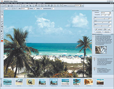 Bild 8: Das MAGIX-Paket kommt mit einer kompletten Bildbearbeitungssoftware, die jeden Schritt erklärt. Screenshot: MAGIX Bild 8: Das MAGIX-Paket kommt mit einer kompletten Bildbearbeitungssoftware, die jeden Schritt erklärt. Screenshot: MAGIX