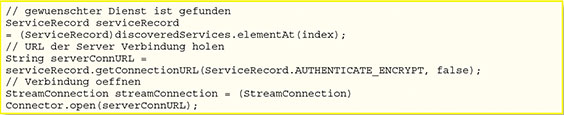 Bild 6: Ein Client verbindet sich mit einem Server Bild 6: Ein Client verbindet sich mit einem Server