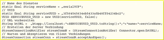 Bild 5: Erstellen einer Server-Verbindung Bild 5: Erstellen einer Server-Verbindung