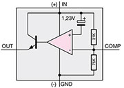 Bild 5: Interner Aufbau des LM3420A-4,2 von National Semiconductors Bild 5: Interner Aufbau des LM3420A-4,2 von National Semiconductors