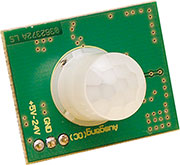 Bild 1: 31 x 25 mm – so kompakt ist der Mini-Bewegungsmelder PIR-13. Er benötigt lediglich eine Einbauöffnung von 13 mm Durchmesser. Bild 1: 31 x 25 mm – so kompakt ist der Mini-Bewegungsmelder PIR-13. Er benötigt lediglich eine Einbauöffnung von 13 mm Durchmesser.