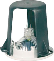 Bild 14: Hält die Dämmung auf Abstand – Abstandhalter für Halogenlampen. Bild 14: Hält die Dämmung auf Abstand – Abstandhalter für Halogenlampen.