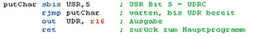 Bild 48: Das Unterprogramm der Senderoutine im Polling-Modus. Bild 48: Das Unterprogramm der Senderoutine im Polling-Modus.