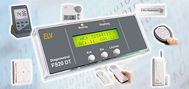 Bild 2: Mit dem Diagnose-Tool FS20 DT ist das „Aufspüren“ vergessener Codeund Adressdaten möglich. Bild 2: Mit dem Diagnose-Tool FS20 DT ist das „Aufspüren“ vergessener Codeund Adressdaten möglich.