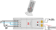 Bild 3: Das Anschlussschema des FS20 LD Bild 3: Das Anschlussschema des FS20 LD