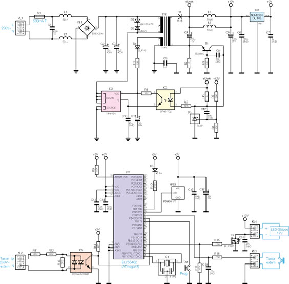 Bild 1: Schaltbild des FS20 LD Bild 1: Schaltbild des FS20 LD