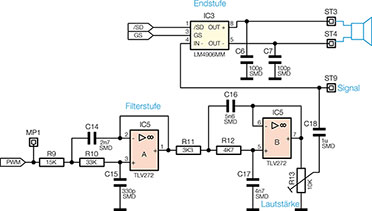 Bild 4: Das Schaltbild des Analogteils