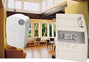 Funk-Stellantrieb und Wandthermostat Funk-Stellantrieb und Wandthermostat
