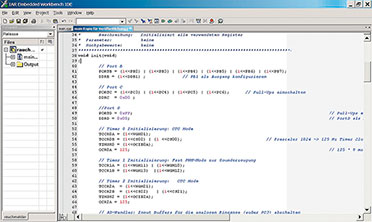 Bild 4: Screenshot des IAR-Compilers