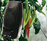 Bild 9: Ideal für die Gartenarbeit – robuste, schmutzunempfindliche und batterie- oder akkubetriebene Funkbox, via Audiosender vom RDS-100-Modul angesteuert