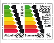 Bild 1: Das Display der ESA 1000