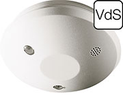 Bild 3: Beispiel eines innovativen und anspruchsvollen Produktes (Rauchmelder), für das auch die halbjährliche neue VdS-Zertifizierung des Werkes erforderlich ist. Bild 3: Beispiel eines innovativen und anspruchsvollen Produktes (Rauchmelder), für das auch die halbjährliche neue VdS-Zertifizierung des Werkes erforderlich ist.
