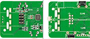 Bild 15: Platine mit eingesetzter Stiftleiste Bild 15: Platine mit eingesetzter Stiftleiste