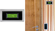 Bild 1: Das von der LCD-Steuerung angesteuerte, vierzeilige Display ist in einen passenden Rahmen aus dem eingesetzten Installationsprogramm eingebaut. Es zeigt den Status von Waschmaschine, Trockner und Kellertür an. Bild 1: Das von der LCD-Steuerung angesteuerte, vierzeilige Display ist in einen passenden Rahmen aus dem eingesetzten Installationsprogramm eingebaut. Es zeigt den Status von Waschmaschine, Trockner und Kellertür an.