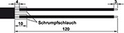 Bild 20: Verlängerung der Temperatursensor-Anschlüsse mit Leitungsabschnitten Bild 20: Verlängerung der Temperatursensor-Anschlüsse mit Leitungsabschnitten