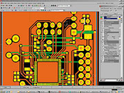 Bild 9: Die Platinenlayouts entstehen mit einem hochmodernen E-CAD-System. Bild 9: Die Platinenlayouts entstehen mit einem hochmodernen E-CAD-System.
