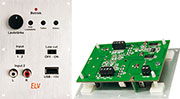 Bild 2: Die Klangregelstufe fasst neben dem Klangprozessor auch die Bedien- und Anschlusselemente zusammen und trägt eine USB-Buchse zur Versorgung von Playern. Bild 2: Die Klangregelstufe fasst neben dem Klangprozessor auch die Bedien- und Anschlusselemente zusammen und trägt eine USB-Buchse zur Versorgung von Playern.