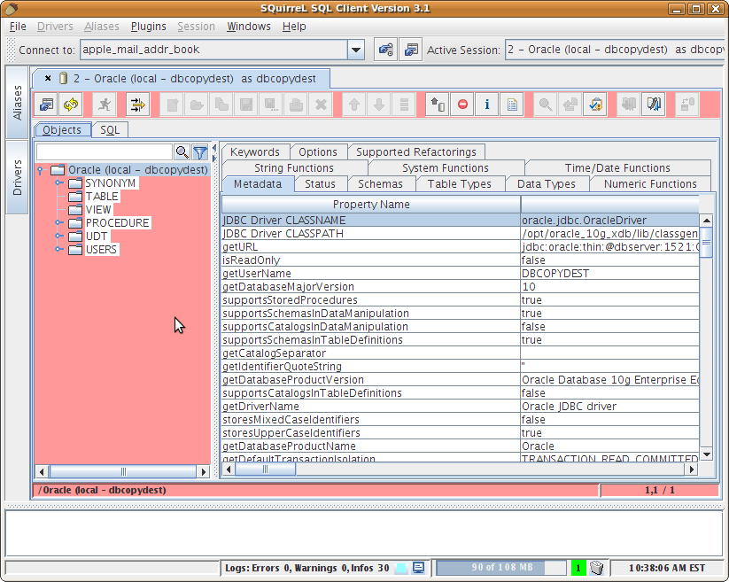 Session Background Color Example