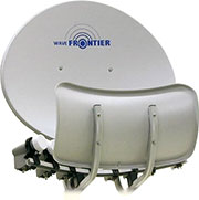 Bild 9: Bis zu 8 Speisesysteme finden bei der 55-cm-WaveFrontier ihren Platz vor dem Gregory-Subreflektor. Quelle http://www.multilnbdish.com/