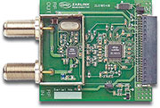 Bild 4: Ein Chip für das Frontend und einer für den Transportstrom. (Quelle: Zarlink)