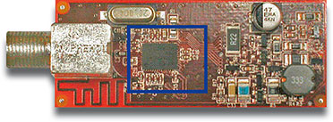 Bild 5: Von der Antennenbuchse bis zum Transportstrom inkl. DiSEqC-Signalerzeugung – alles auf einem Chip. (Quelle: Silicon Laboratories)