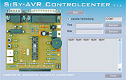 Bild 50: Unser Text ist im PC angekommen! Er wird über das Terminalprogramm des Controlcenters ausgegeben.