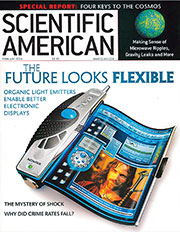 Bild 17: Flexible OLEDs – ein großes Zukunftsthema (Quelle: Scientific American)