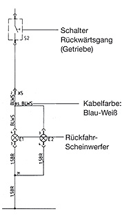 Bild 7: Wenn man einen Fahrzeug-Schaltplan besitzt, findet man die zugeordneten Kabelfarben schneller.