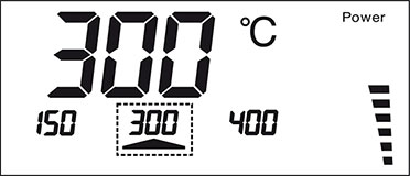 Bild 2: Programmierte Temperatur T 2 ist aktiv