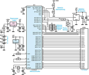 Bild 2: Schaltung des Pool-Sensors PS 50