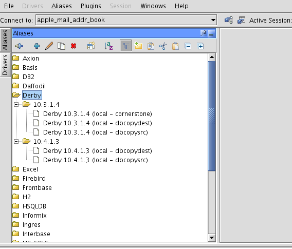 Alias Properties Dialog