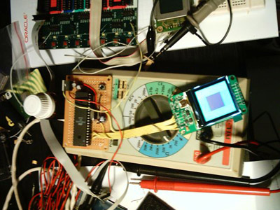 LCD Nokia 6100 wired with the MCU ATMega32 AVR from Atmel better results